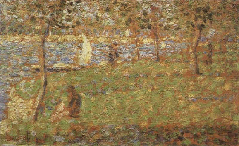 Georges Seurat The Grand Jatte of Sunday afternoon china oil painting image